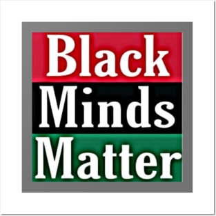 Black Minds Matter - BLM - Black Lives Matter - Front Posters and Art